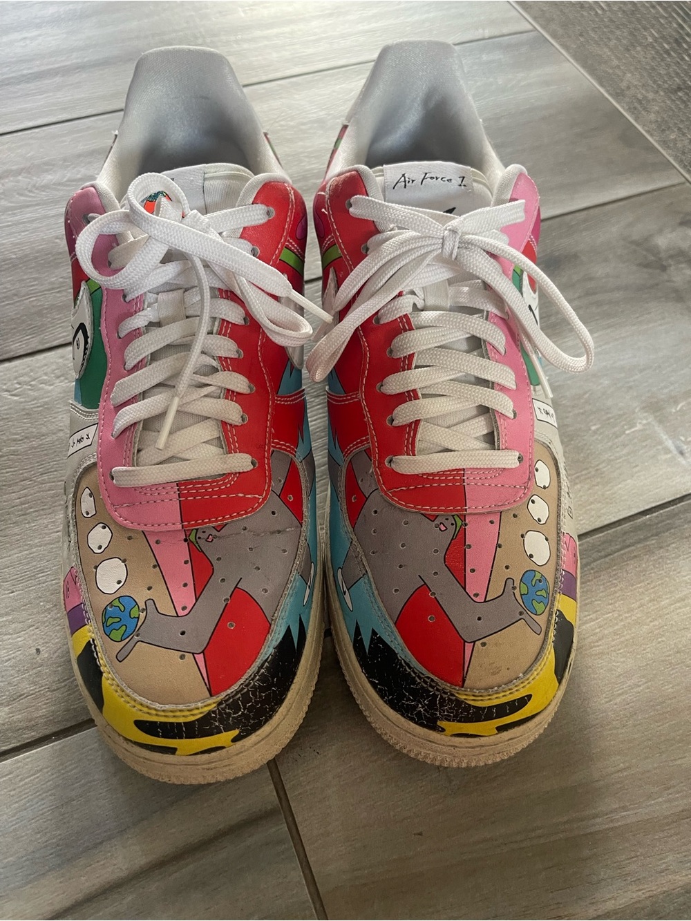 Nike Air Force 1 Flyleather x Ruohan Wang (Size 10) - Rare!
